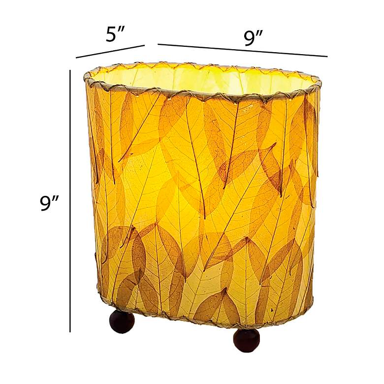 Image 5 Eangee 9"H Guyabano Natural Mini Uplight Accent Table Lamp more views