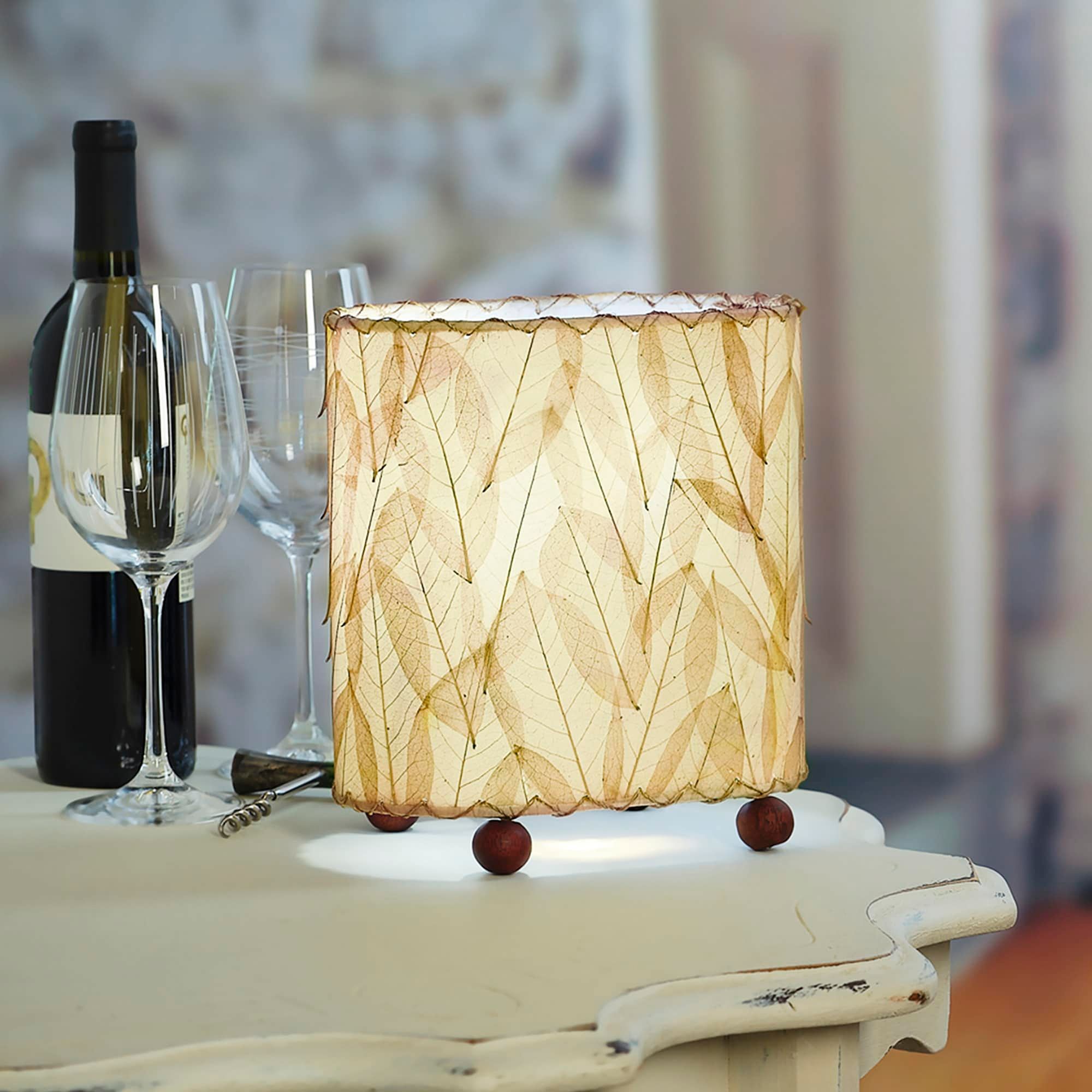 Image 6 Eangee 9"H Guyabano Natural Mini Uplight Accent Table Lamp more views