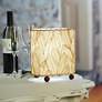 6_Eangee 9"H Guyabano Natural Mini Uplight Accent Table Lamp more views