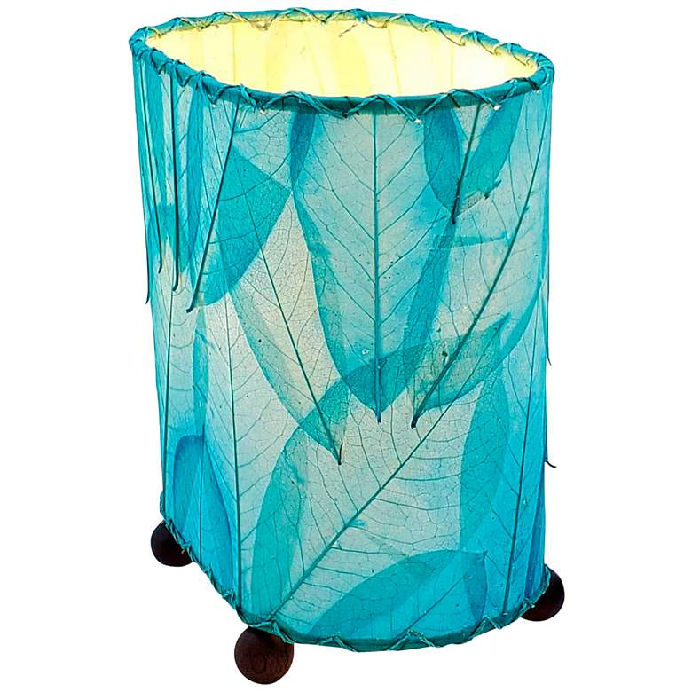 Image 4 Eangee 9"H Guyabano Sea Blue Mini Uplight Accent Table Lamp more views