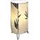 Eangee Bowed 16" High Bamboo Uplight Accent Table Lamp