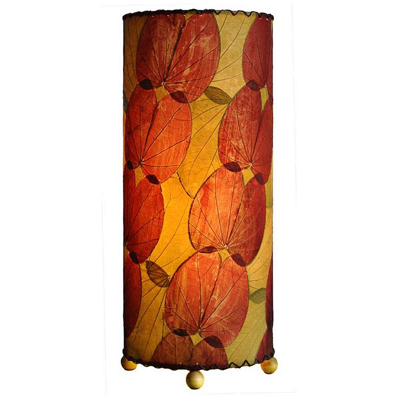 Image 1 Eangee Burgundy Butterfly 16 inch high Uplight Accent Table Lamp