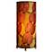 Eangee Burgundy Butterfly 16" high Uplight Accent Table Lamp