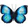 Eangee Butterfly 11"W Blue Capiz Shell Wall Decor