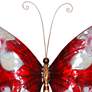 2_Eangee Butterfly 18" Wide Red Capiz Shell Wall Decor more views