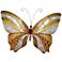 Eangee Butterfly 18"W Copper Pearl Capiz Shell Wall Decor