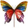 Eangee Butterfly Rainbow 24" High Decorative Garden Stake