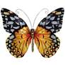 Eangee Butterfly Wall Decor Large Monarch Orange
