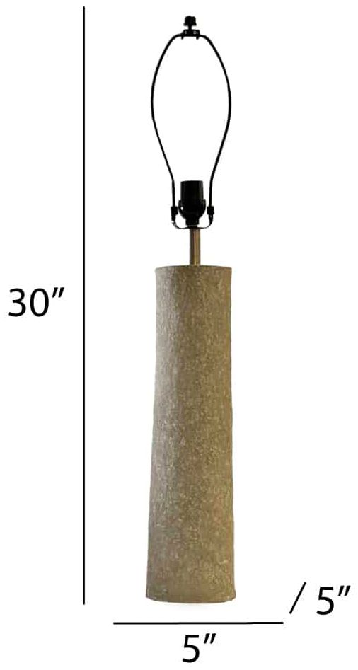 Image 2 Eangee Chronicle Pillar Lamp Base Gray more views