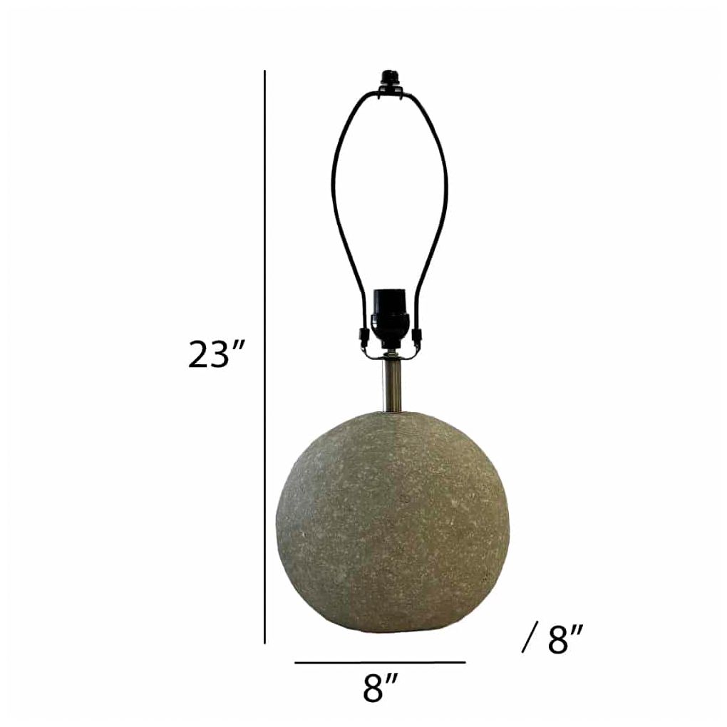 Image 2 Eangee Chronicle Sphere Lamp Base Gray more views