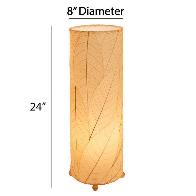 Image 5 Eangee Cocoa Leaves Natural Cylinder Table Lamp more views