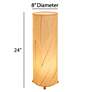 5_Eangee Cocoa Leaves Natural Cylinder Table Lamp more views