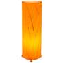 Eangee Cocoa Leaves Orange Cylinder Table Lamp