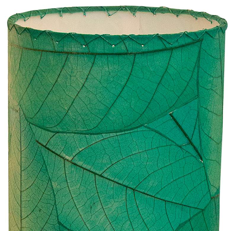 Image 3 Eangee Cocoa Leaves Sea Blue Cylinder Table Lamp more views