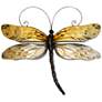 1_Eangee Dragonfly 14"W Honey Yellow Capiz Shell Wall Decor