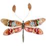 Eangee Dragonfly 18" Wide Multi-Color Capiz Shell Wall Decor