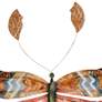 Eangee Dragonfly 18" Wide Multi-Color Capiz Shell Wall Decor