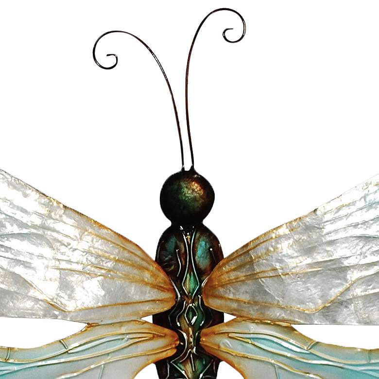 Image 3 Eangee Dragonfly Wall Decor Large Pearl more views