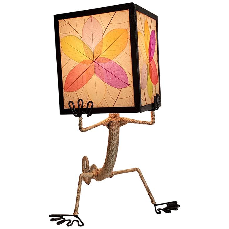 Image 4 Eangee Enlightened Gecko Multi-Colored Table Lamp more views