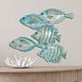 Eangee Fish Rustic Wall Decor Large Sea Blue