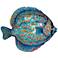 Eangee Fish Wall Decor Blue Discus Large