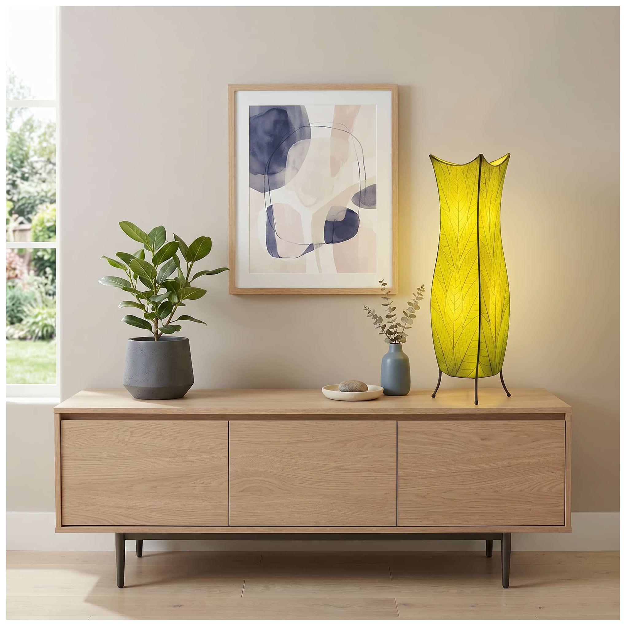 Image 3 Eangee Flower Bud Green Large Tower Table Lamp more views