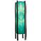 Eangee Fortune Sea Blue Cocoa Leaves Tower Floor Lamp