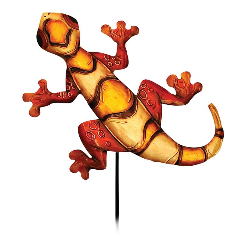 Image 2 Eangee Gecko 24 inch High Decorative Garden Stake