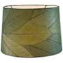2_Eangee Green Cocoa Leave Drum Lamp Shade 14x16x11 (Spider)