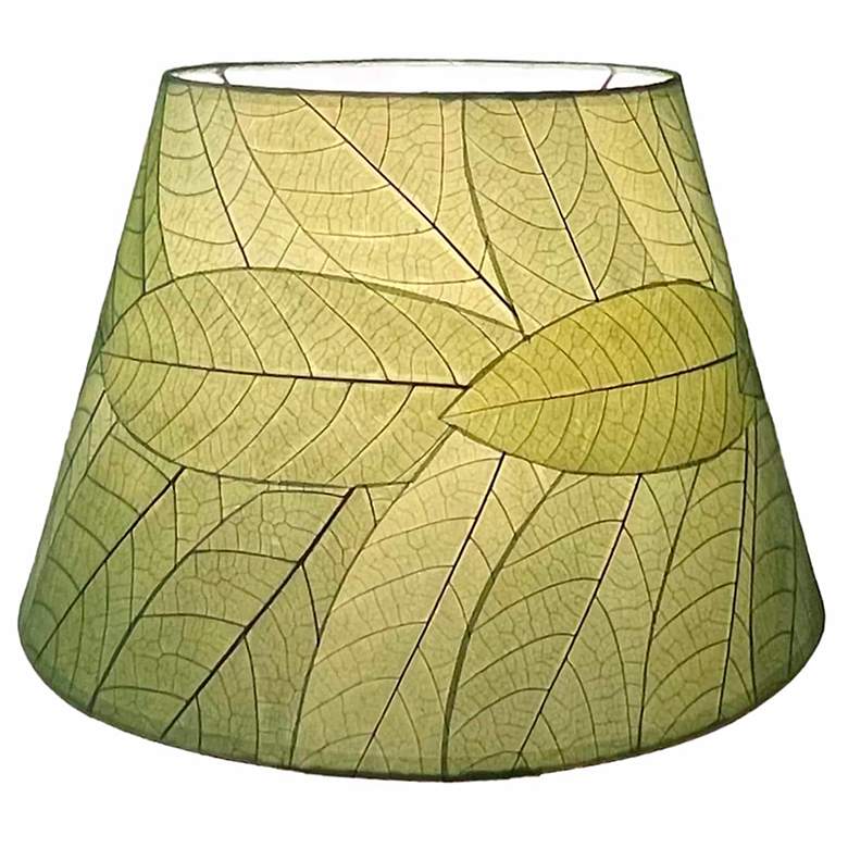 Image 2 Eangee Green Leaves British Empire Lamp Shade 10x14x11 (Spider)