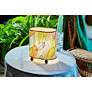 4_Eangee Guyabano 9" Multi-Color Natural Cocoa Ceaf Accent Table Lamp more views