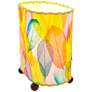 5_Eangee Guyabano 9" Multi-Color Natural Cocoa Ceaf Accent Table Lamp more views