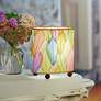 7_Eangee Guyabano 9" Multi-Color Natural Cocoa Ceaf Accent Table Lamp more views