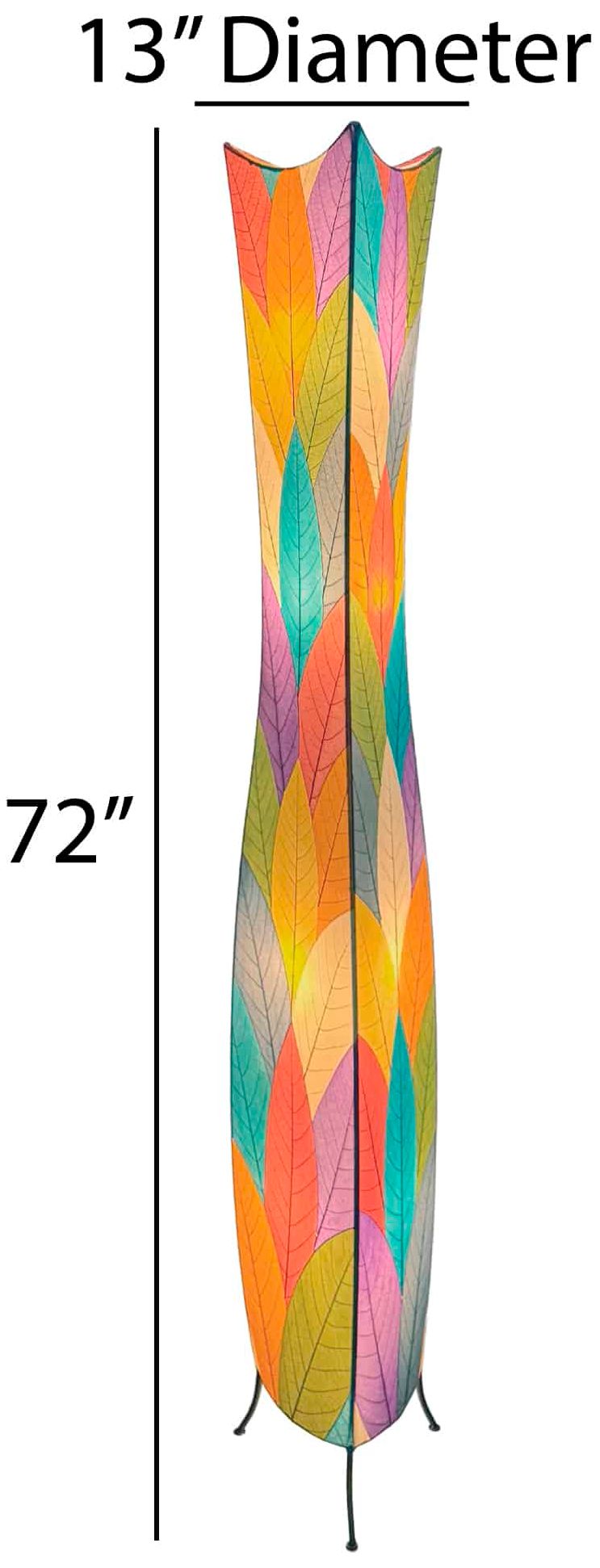 Image 6 Eangee Home Design Flowerbud 72 In Multi Color 4 Light Floor Lamp more views