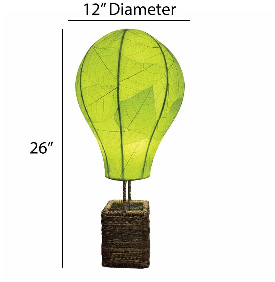 Image 3 Eangee Home Design Hot Air Balloon Table Lamp Green more views