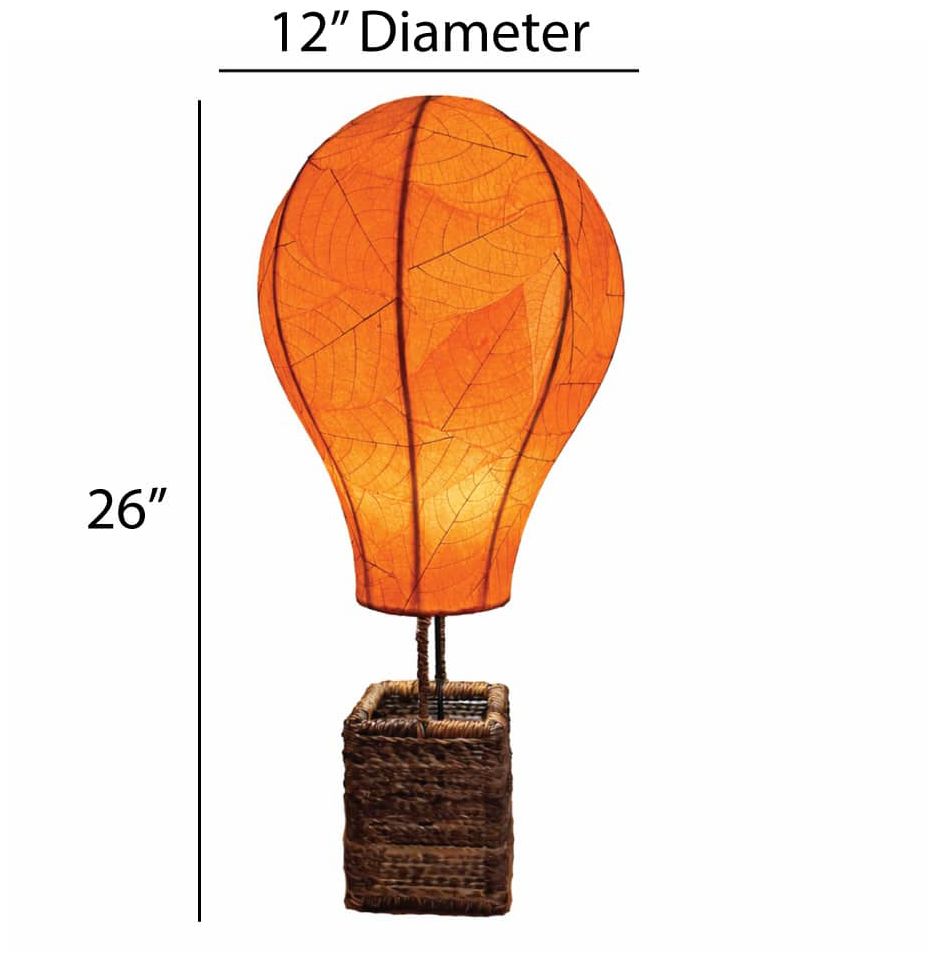 Image 3 Eangee Home Design Hot Air Balloon Table Lamp Orange more views