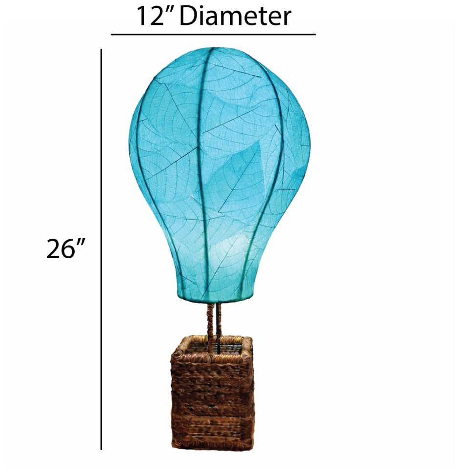 Image 3 Eangee Home Design Hot Air Balloon Table Lamp Sea Blue more views