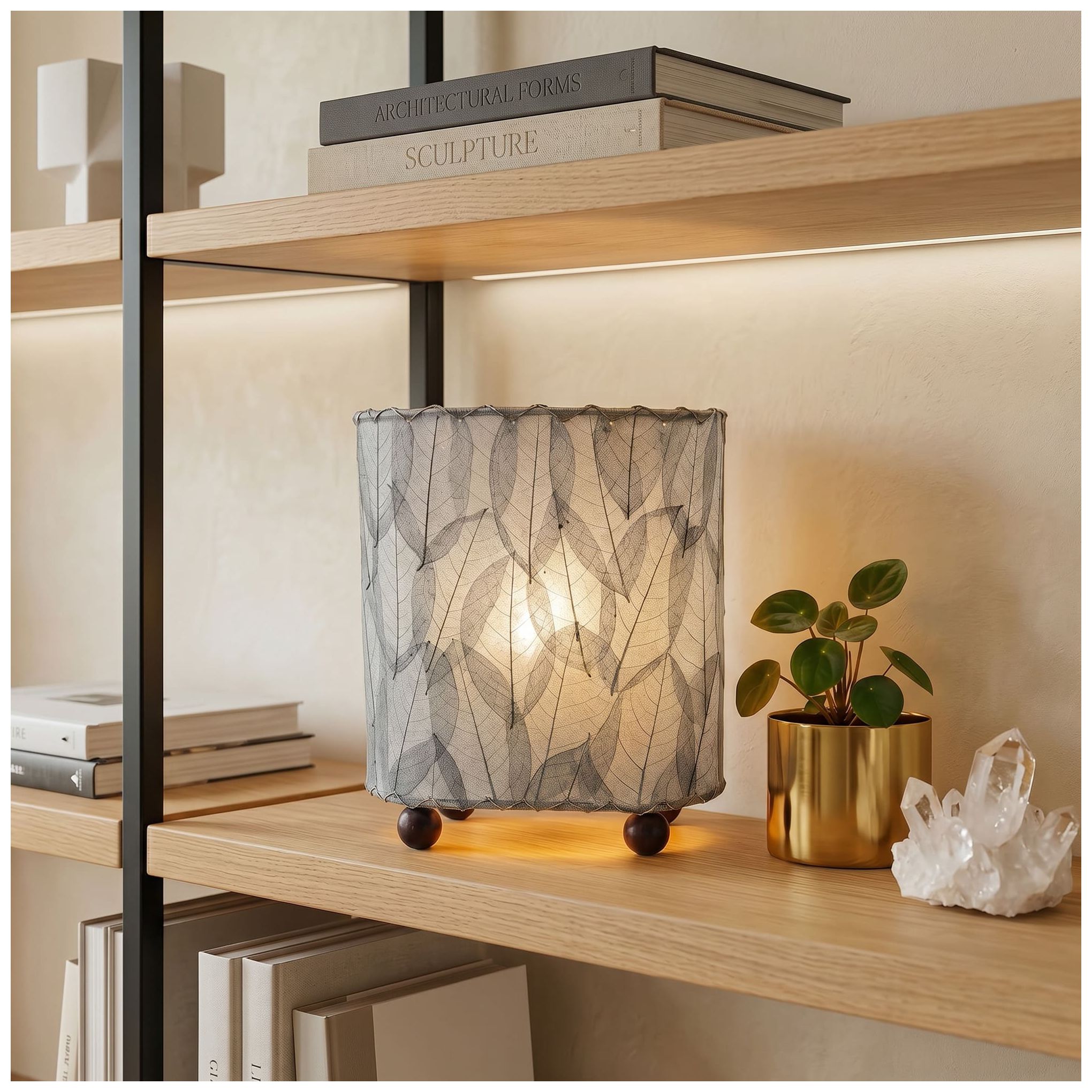 Image 3 Eangee Home Design Mini Guyabano Gray Table Lamp more views