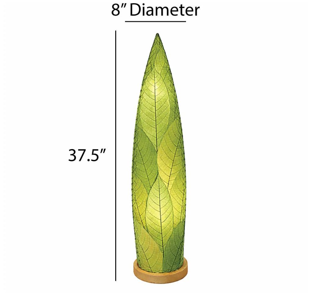 Image 3 Eangee Home Design Rocket Large Lamp Green more views