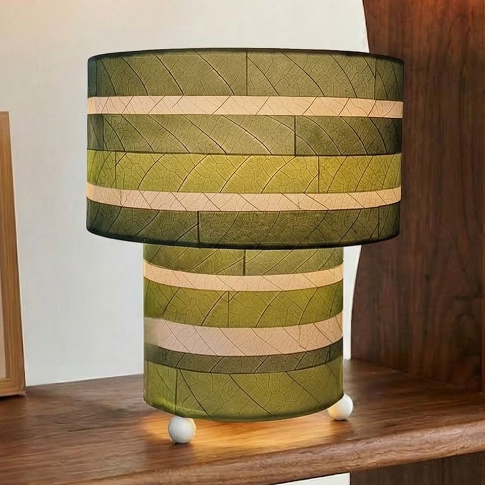 Eangee Home Design Striped Mushroom Table Lamp Collection