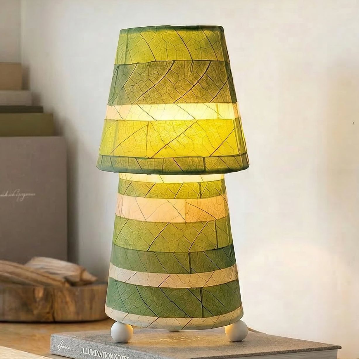 Eangee Home Design Striped Tapered Table Lamp Collection