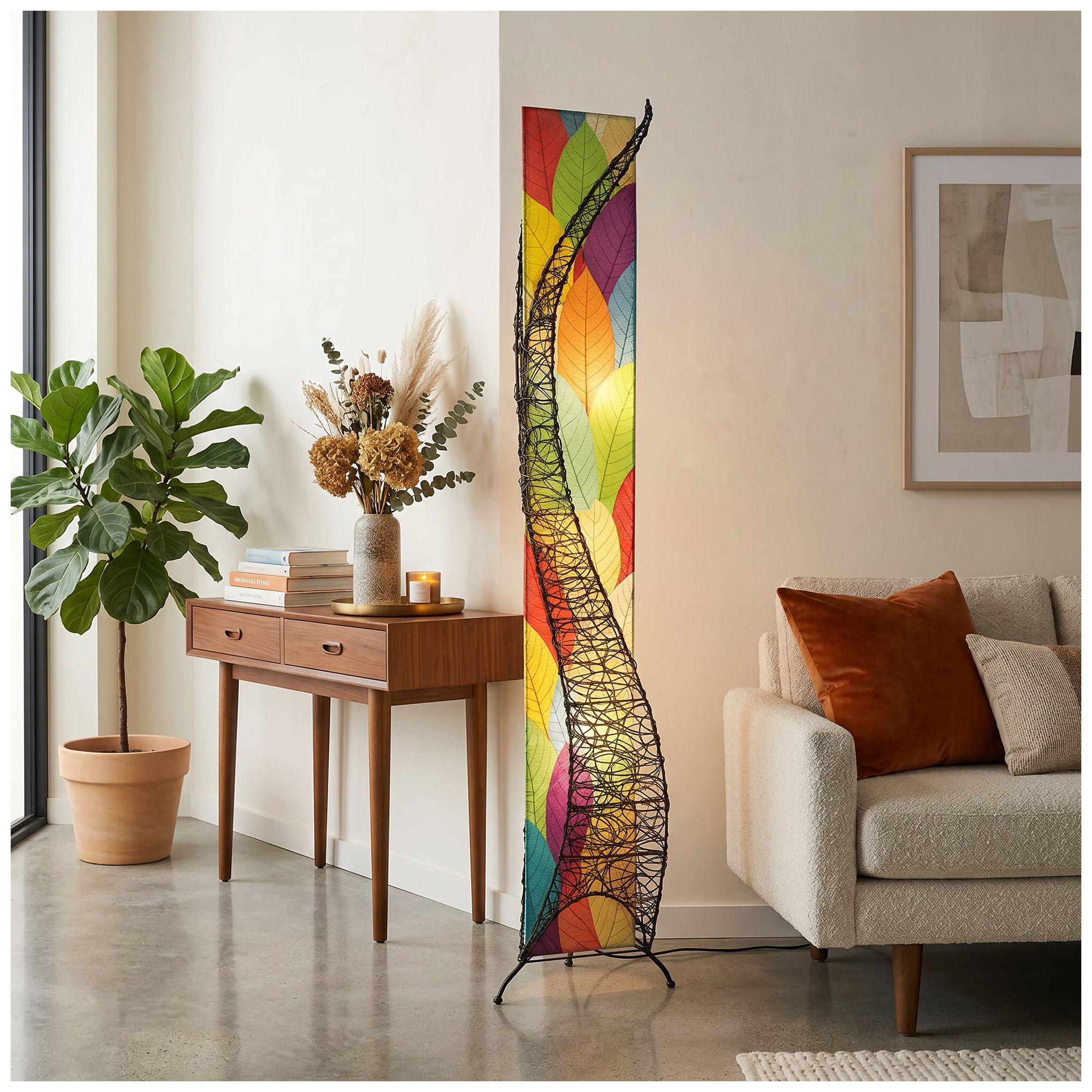 Image 2 Eangee Home Design Wings 72 In Multi Color 4 Light Floor Lamp more views