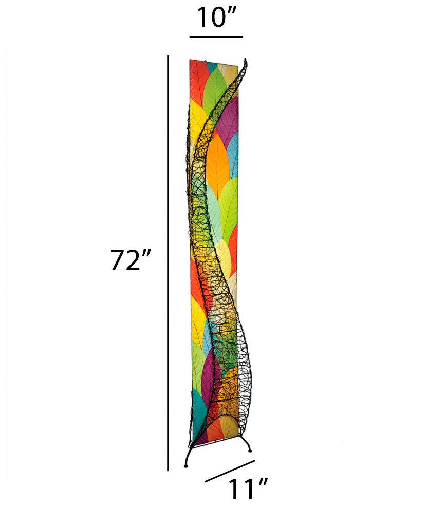 Image 5 Eangee Home Design Wings 72 In Multi Color 4 Light Floor Lamp more views