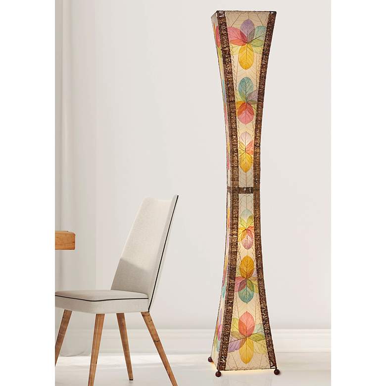 Image 1 Eangee Hour Glass Multi-Color Giant Tower Floor Lamp