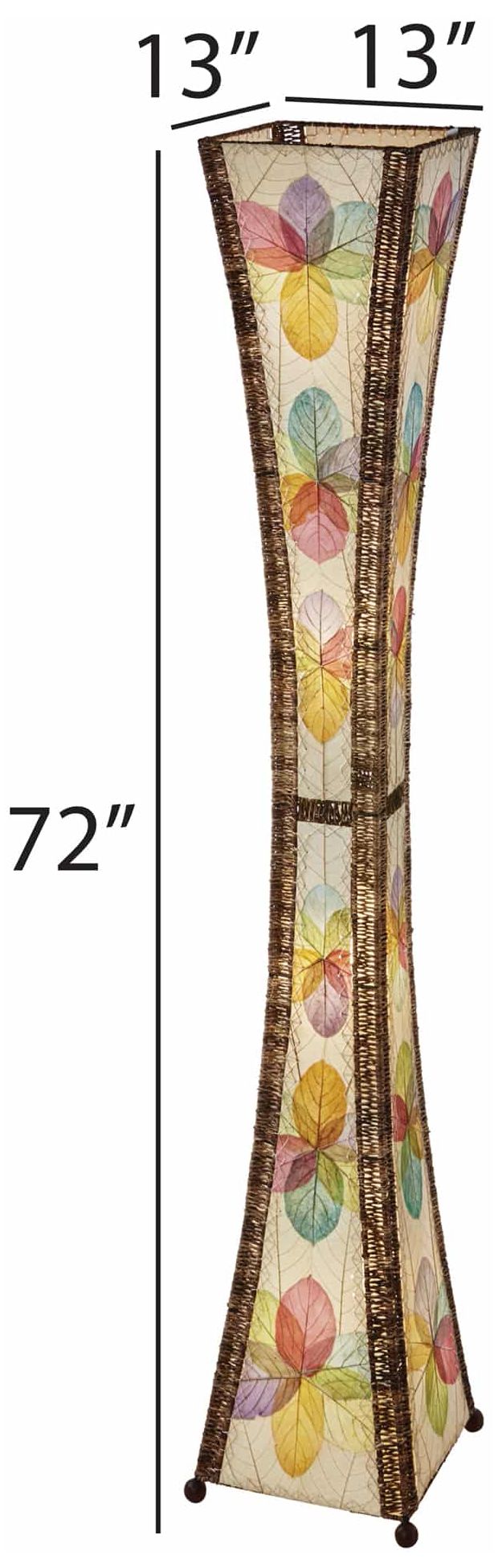 Image 6 Eangee Hour Glass Multi-Color Giant Tower Floor Lamp more views