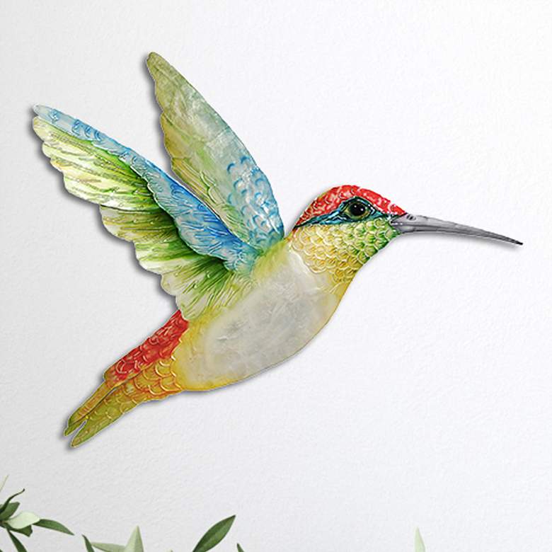 Image 1 Eangee Hummingbird Wall Decor Large Multi