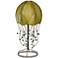 Eangee Jellyfish 24" High Coastal Green Cocoa Leaves Table Lamp