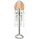 Eangee Jellyfish Natural Cocoa Leaves 64" High Floor Lamp