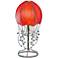 Eangee Jellyfish Red Cocoa Leaves Table Lamp