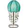 Eangee Jellyfish Sea Blue Cocoa Leaves Table Lamp
